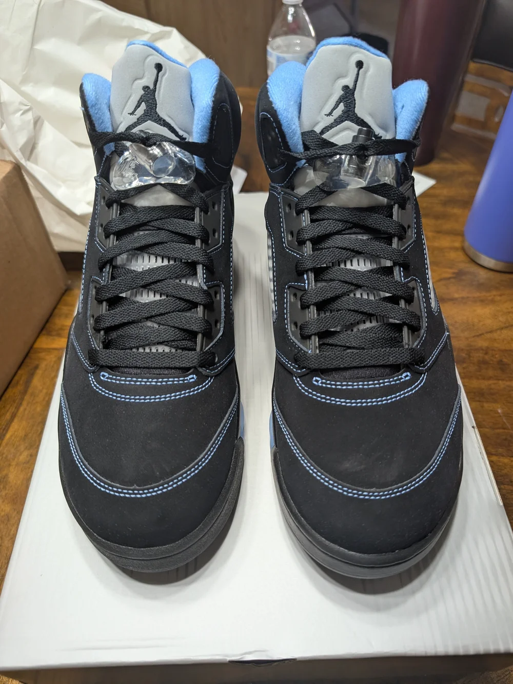 Air Jordan 5 Retro Black/University Blue Men’s Sneakers